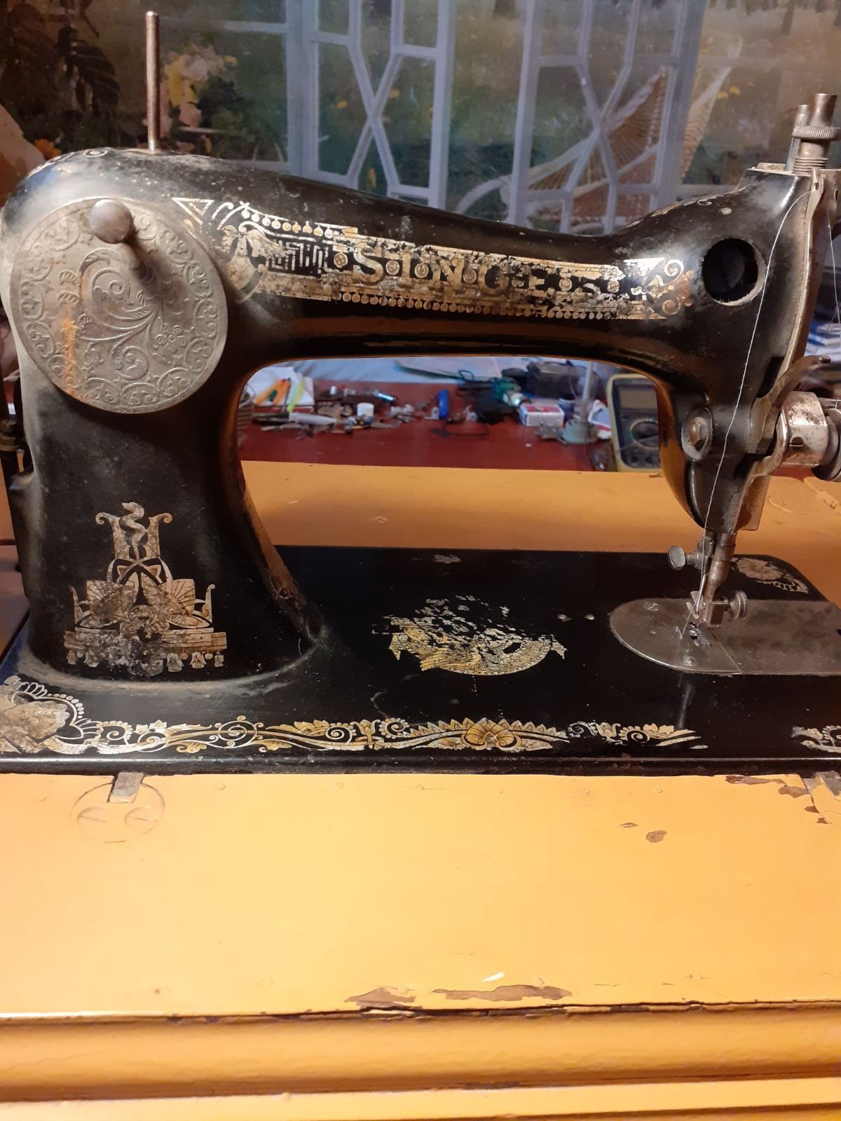 Швейная машинка S(Z)inger, 1910 года, серийный номер: F88545 Состояние