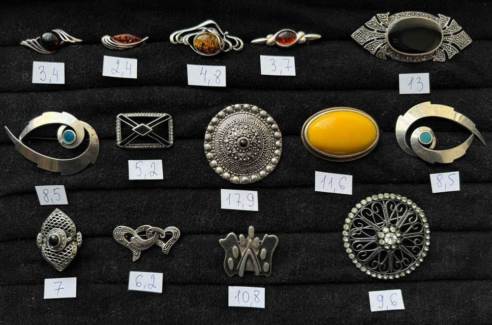 Брошка брош брошки - срібло