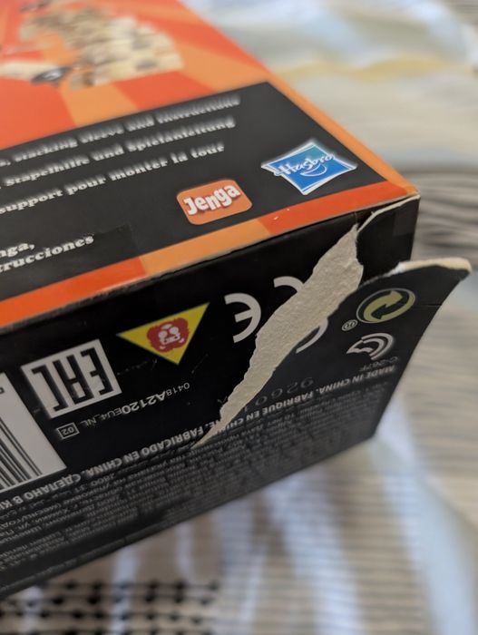 Jogo jenga c/caixa e manual