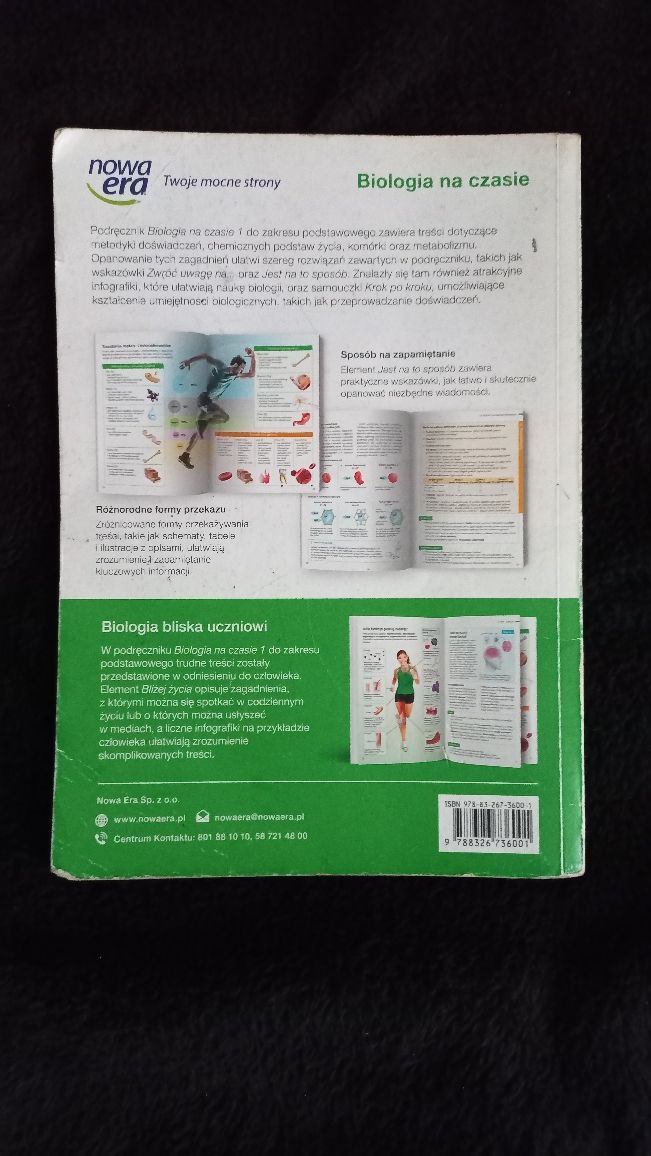 Podręcznik do biologii klasa 1 liceum/technikum