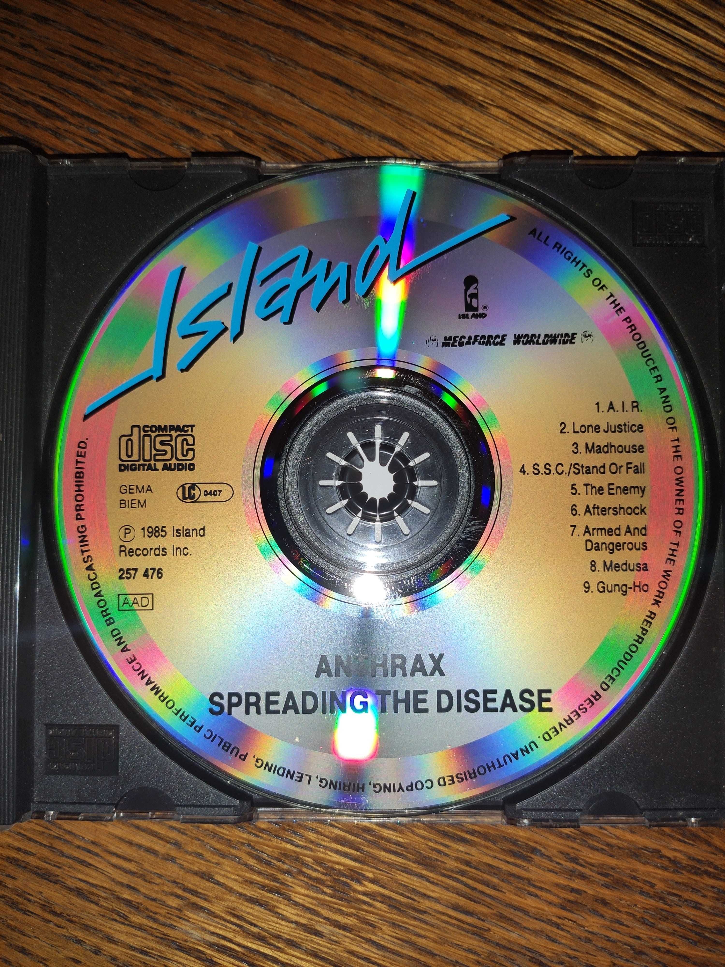 Anthrax - Spreading the disease, CD 1988, GER, bez IFPI
