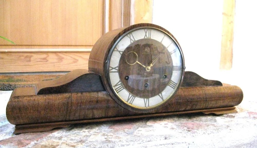 Zegar kominkiwy kwadransowy Lauffer