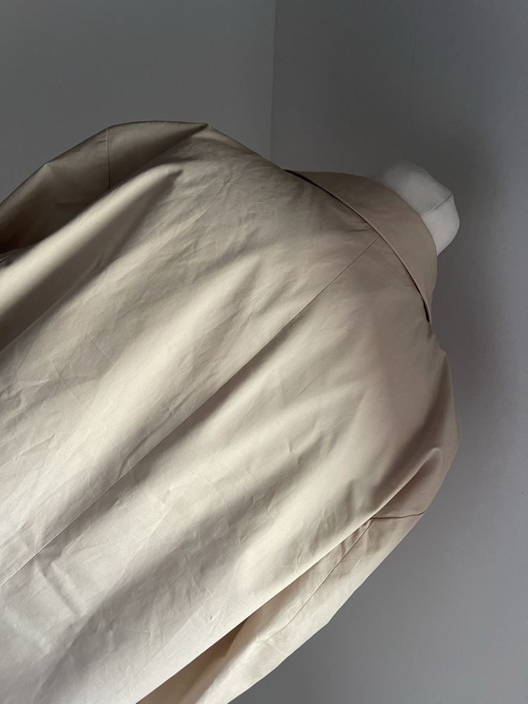Beżowa marynarka dwurzędowa Zara r.52
