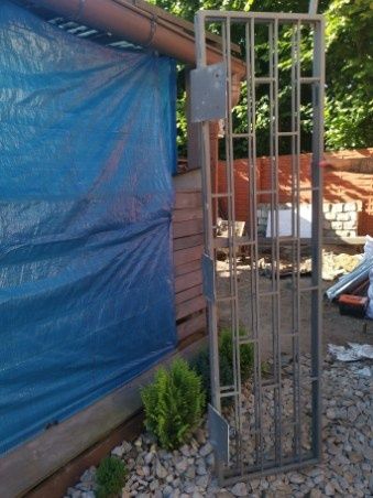 Bramka furtka łamana ogródek