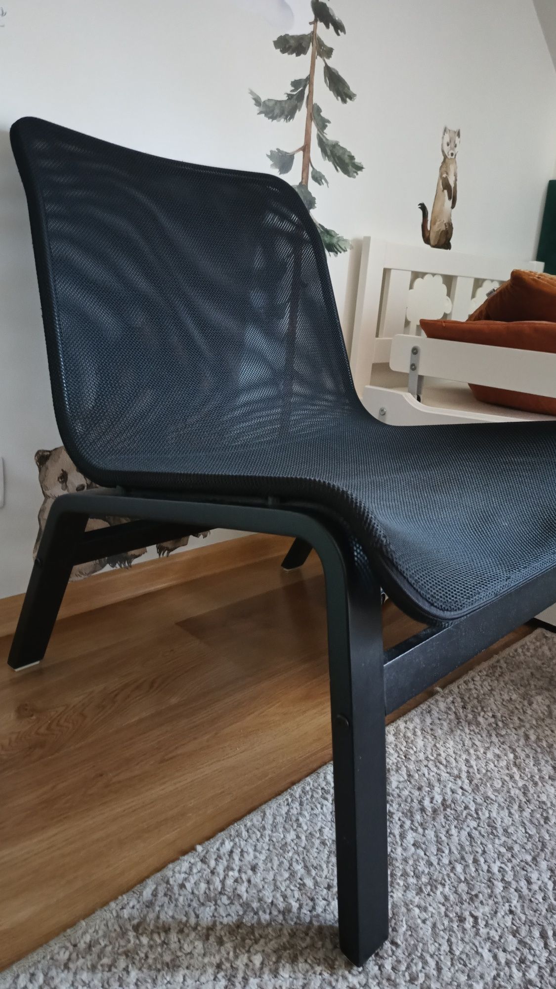 Fotel Ikea czarny
