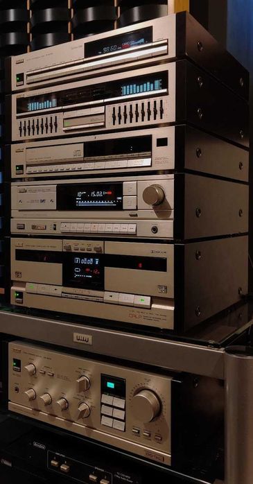 Akai Clarity GX 930 Compo - rarytas z DAT, kolumnami i pilotem