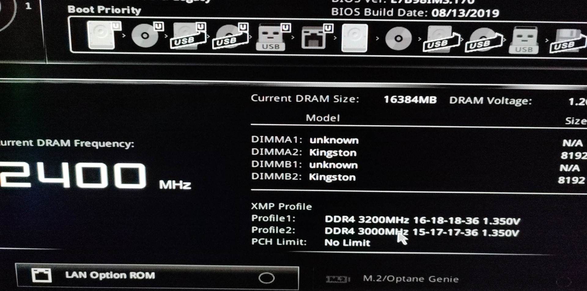 Memória RAM Hyper X RGB 16gb