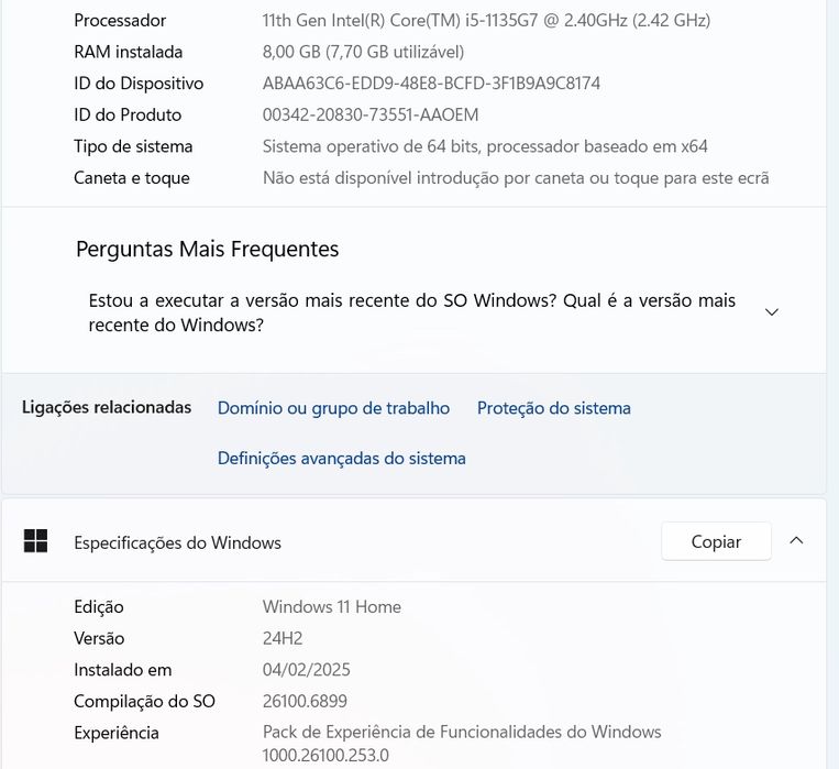 Portatil Asus VivoBook X515EA com garantia