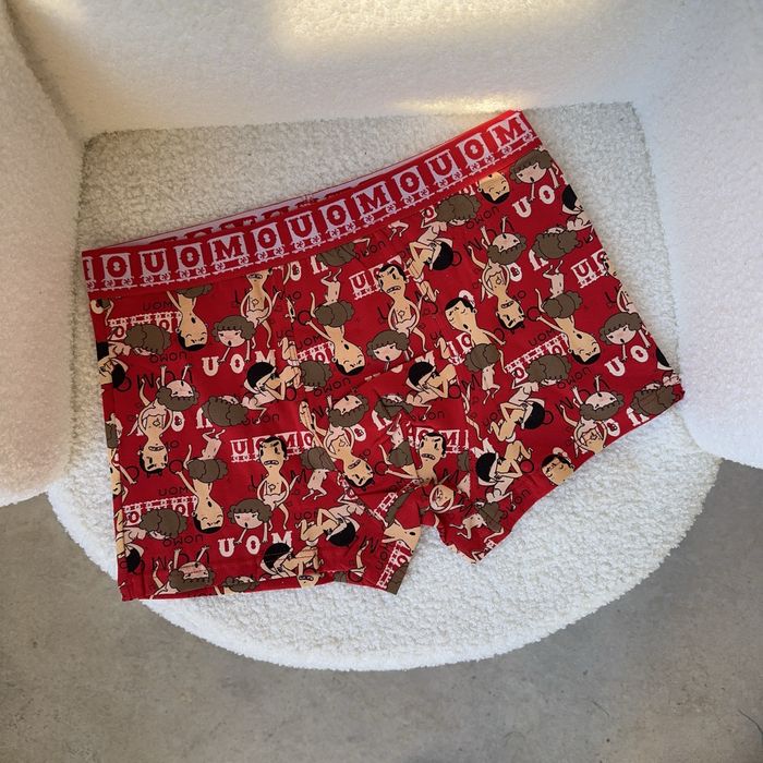 Новорічні, чоловічі, бавовняні труси на подарунок «книга кохання»