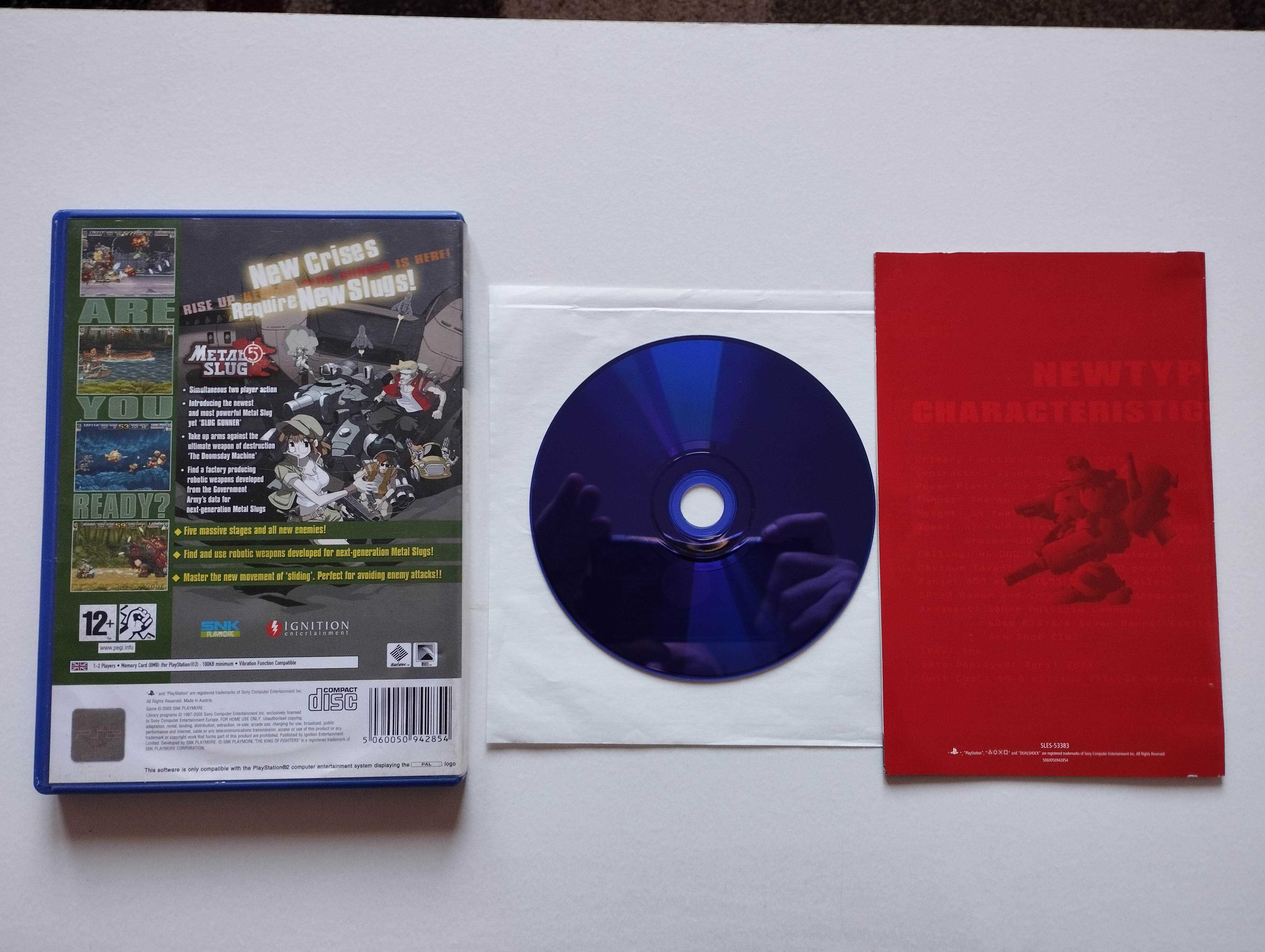 Gra Metal Slug 5 PlayStation 2 PS2 Eng