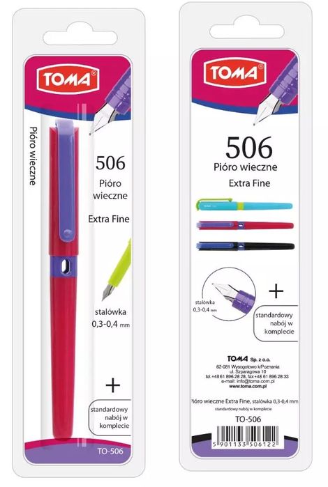 Pióro wieczne Extra Fine-506 TOMA. Toma. Nowy Produkt