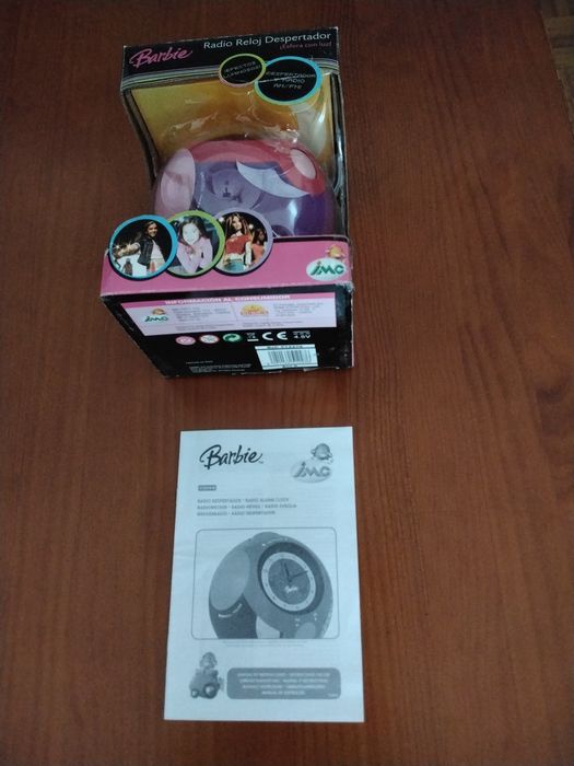 Relogio despertador Barbie