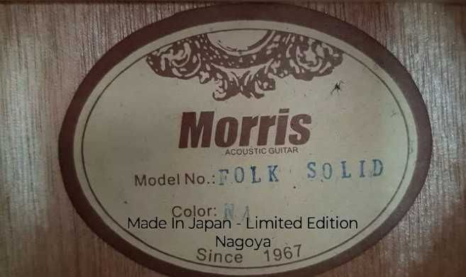 Guitarra Acústica Morris Made In Japan Limited Edition