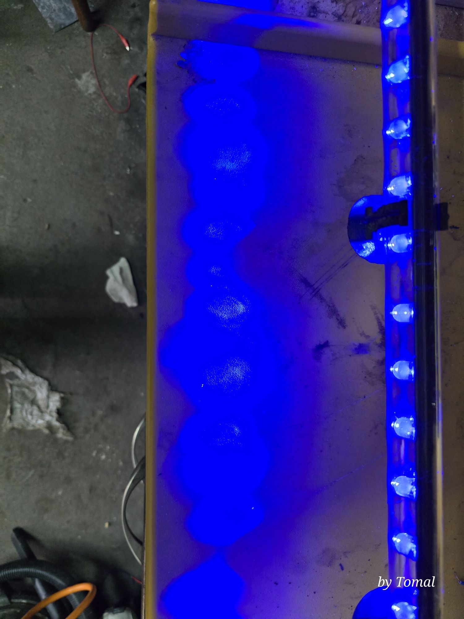 Akwarystyczna lampa belka Led nocna 80cm haqos
