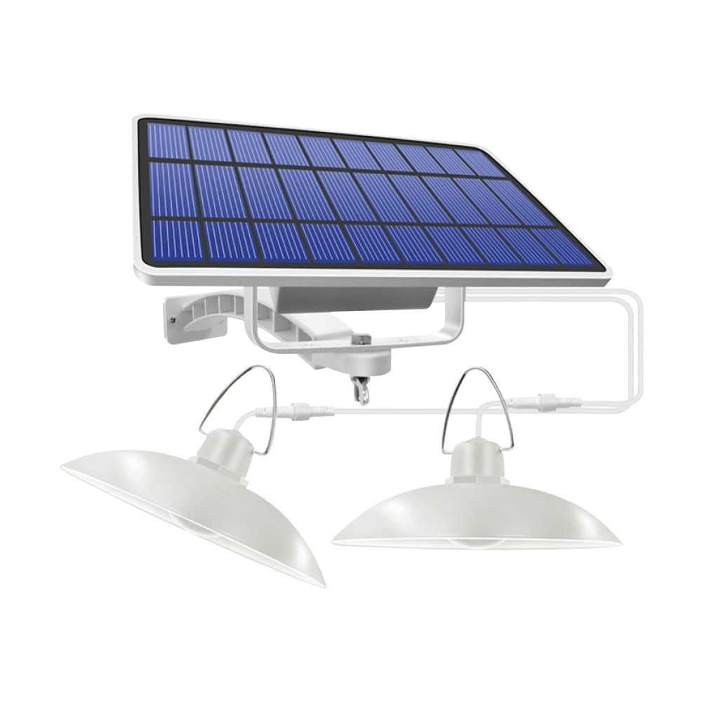 Lampa solarna LED SUNARI FLS-80 podwójna 6W 520lm 4500K 5500mAh Li-Ion