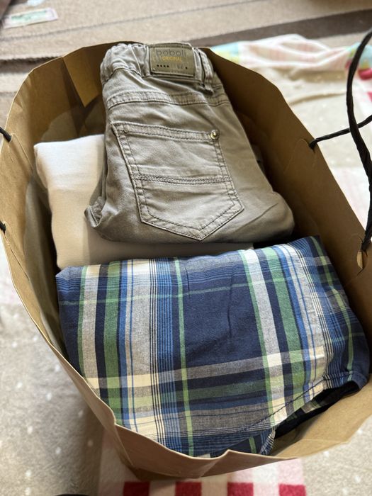 Пакет речей для хлопчика 5-7 років 116/128 розмір 19 речей