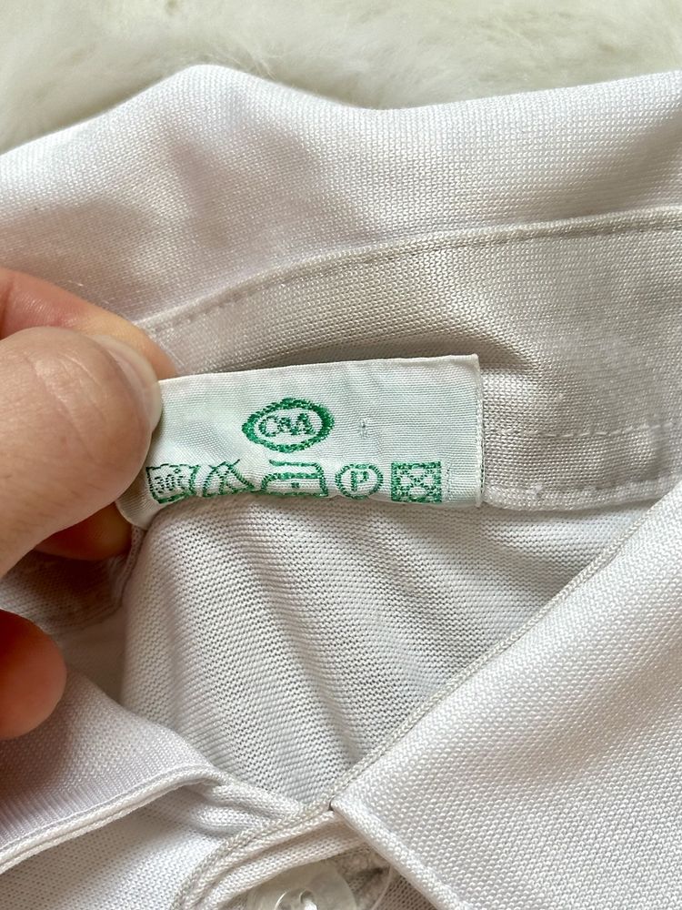 Koszulka męska polo L C&A biała