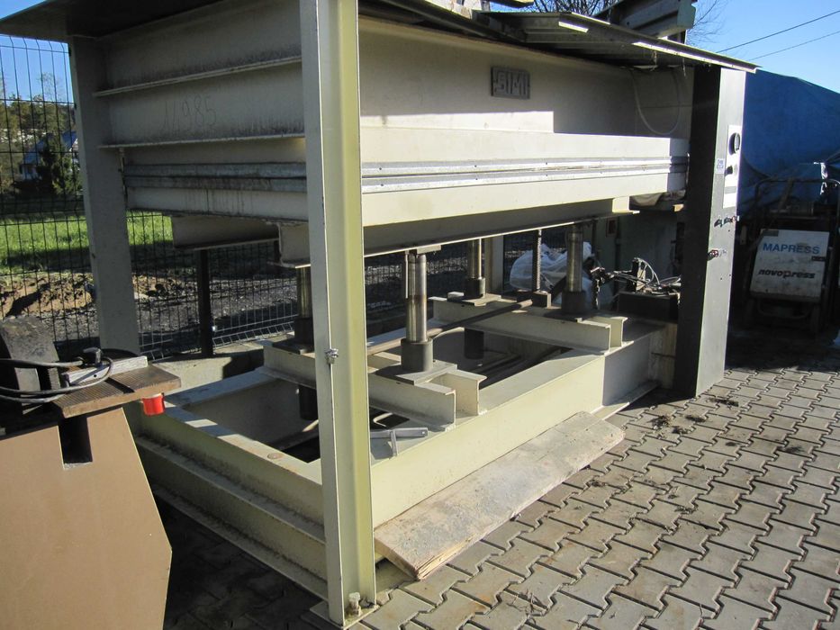 Prasa do forniru stolarskie hydrauliczna pułkowa SIMI 250X130