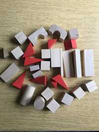 Набір дерев‘яних кубиків. Дерев‘яні іграшки