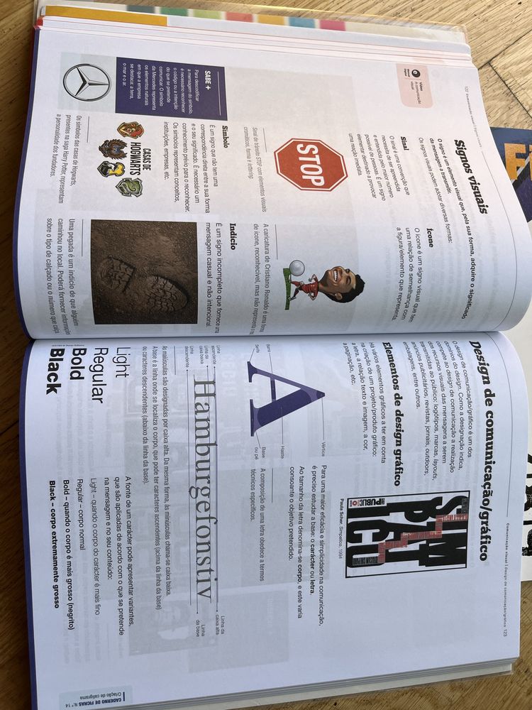 Manual e caderno de fichas Educação Visual - 7,8,9