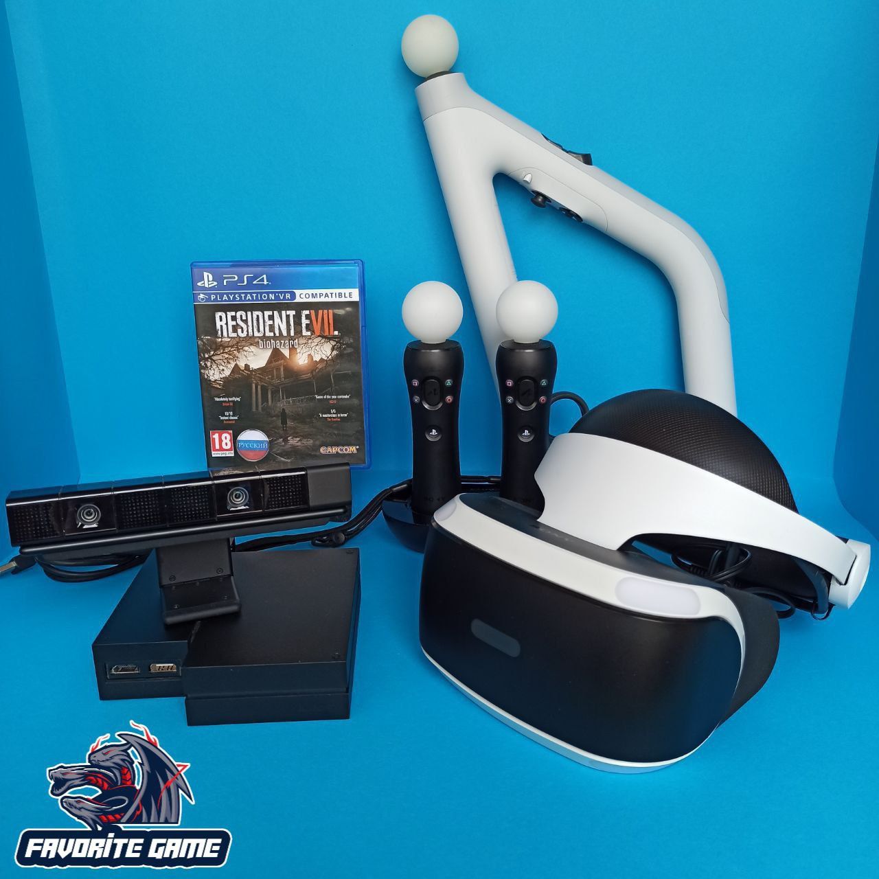 Sony PS4 VR + Camera / автомат aim / Move / Доставка /Playstation vr