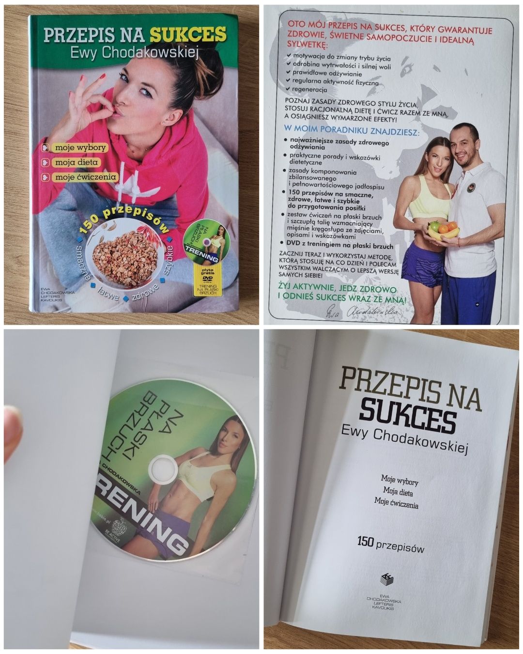 Książka i płyta na płaski brzuch Ewa Chodakowska przepis na sukces