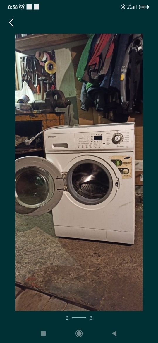 Пральна машинка samsung wf7450su на запчастини