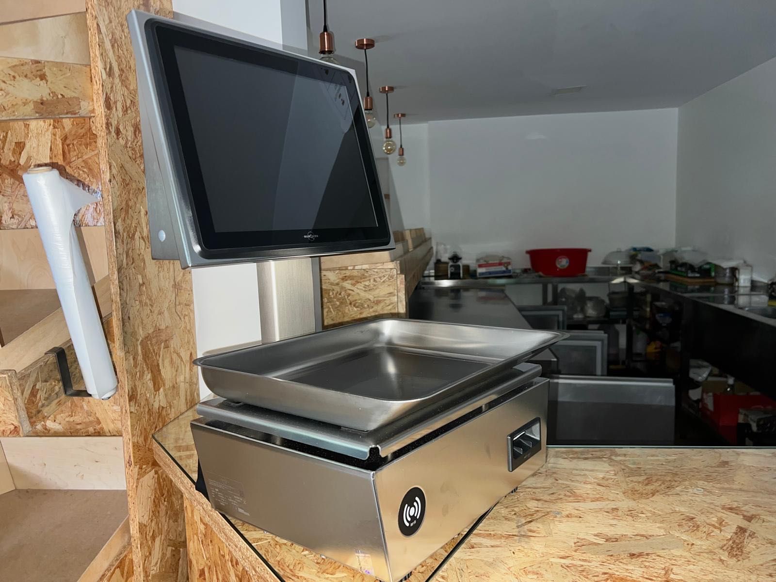Balança comercial em inox
