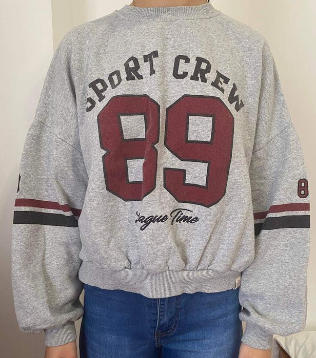 Camisola cinza mesclada