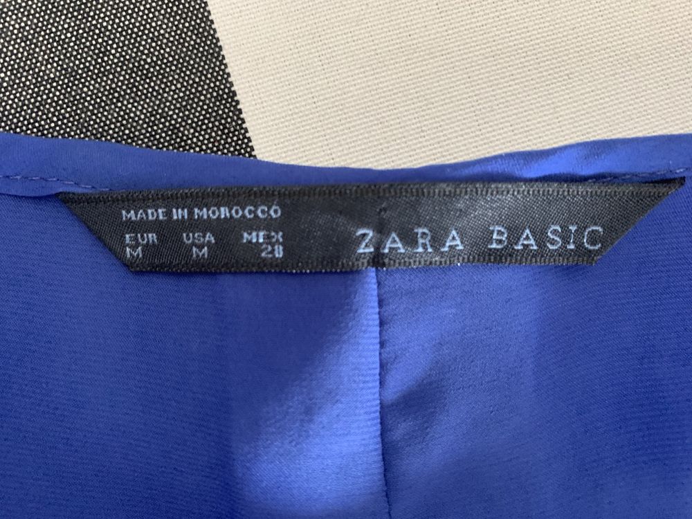 Vestido Zara bicolor, tamanho M