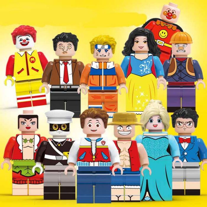 Figura tipo Lego - várias personagens - ver outras fotos