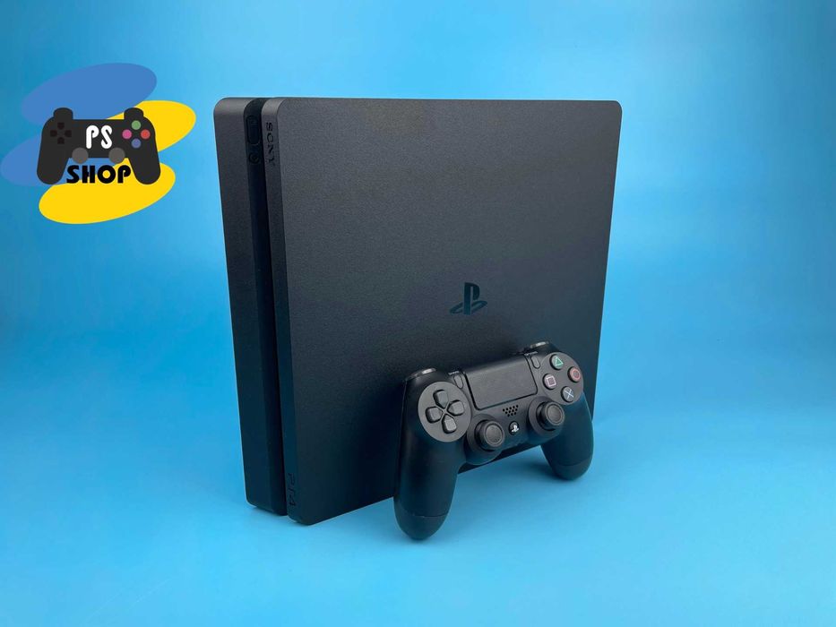 Playstation 4 Slim 1ТБ + 3 гри, Меганабір, Вітринний зразок, Гарантія