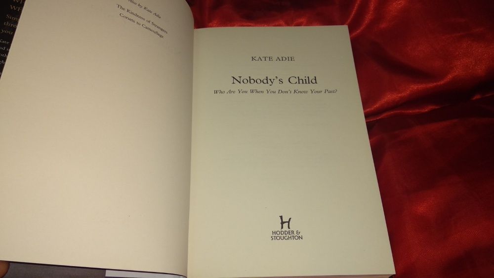 книга на английском Nobody's Child by Kate Adie