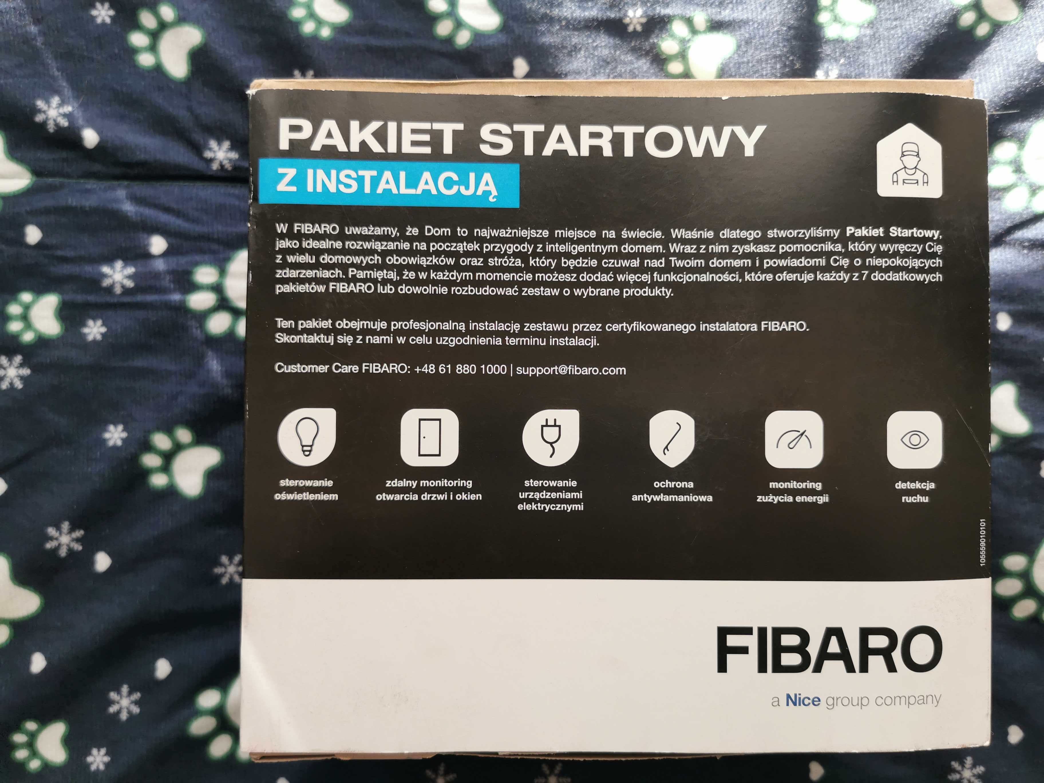 Fibaro zestaw instalacyjny Pakiet Startowy z instalacją