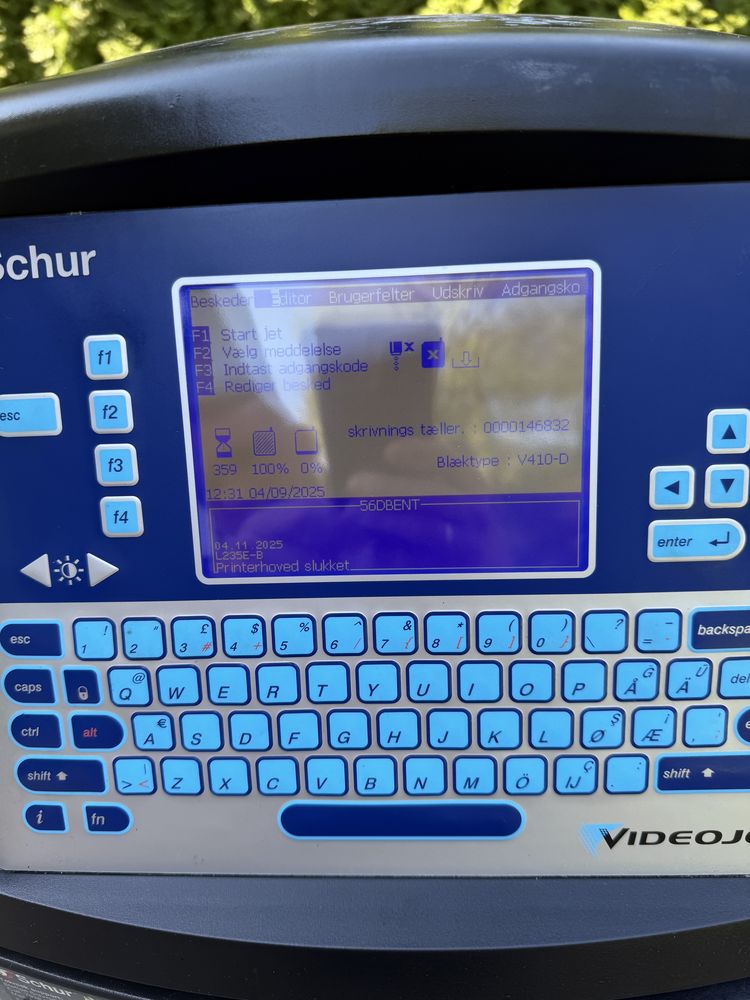 Drukarka Przemysłowa do etykiet VIDEOJET 1220