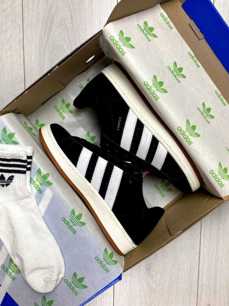 Неймовірна знижка на всі розміри Adidas Campus Black&White !