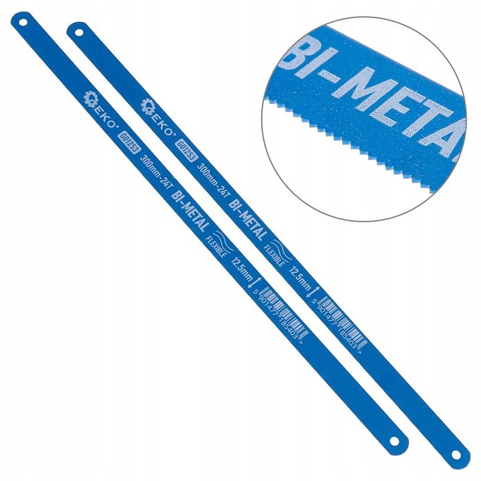 Brzeszczot metalowy BI-METAL 300x12,5mm 24T - opak. 2 szt. Geko