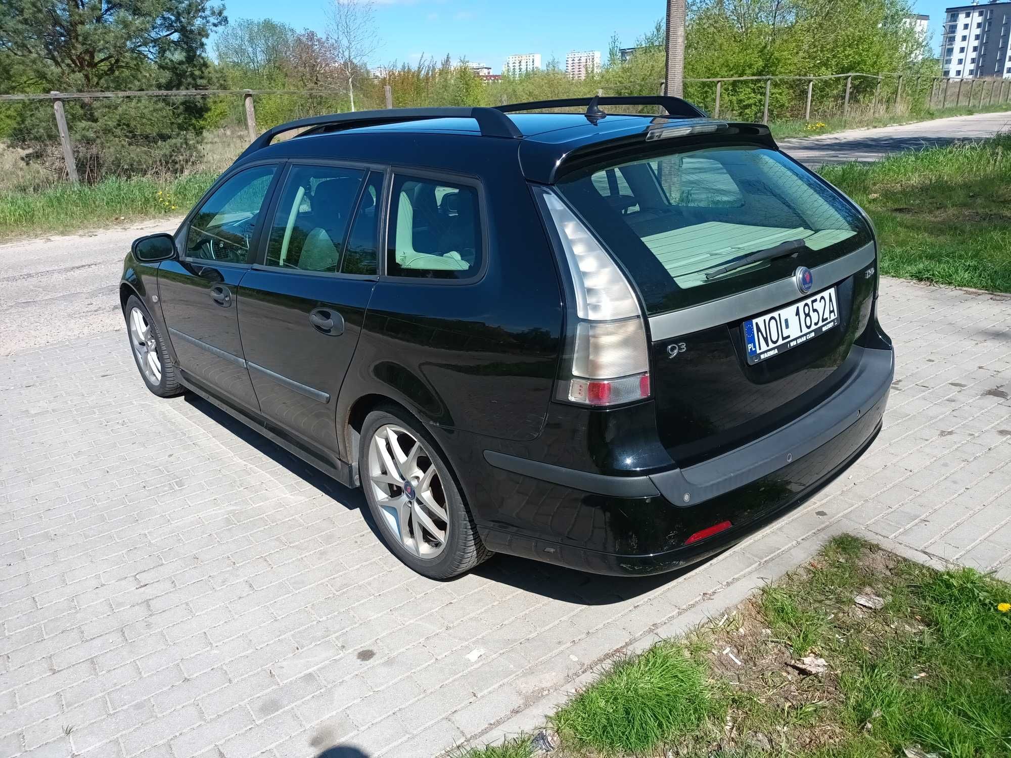 Saab 9-3 1.9 TiD 150KM 2006r. VECTOR kombi przegląd na rok