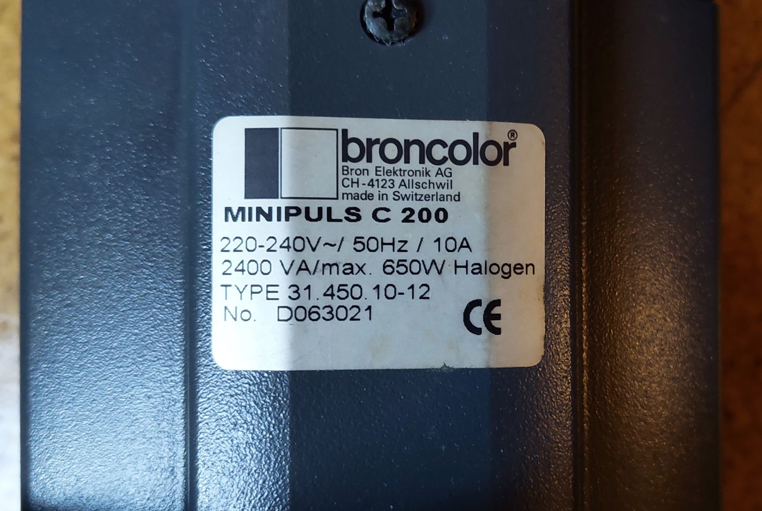 Broncolor miniplus C 200