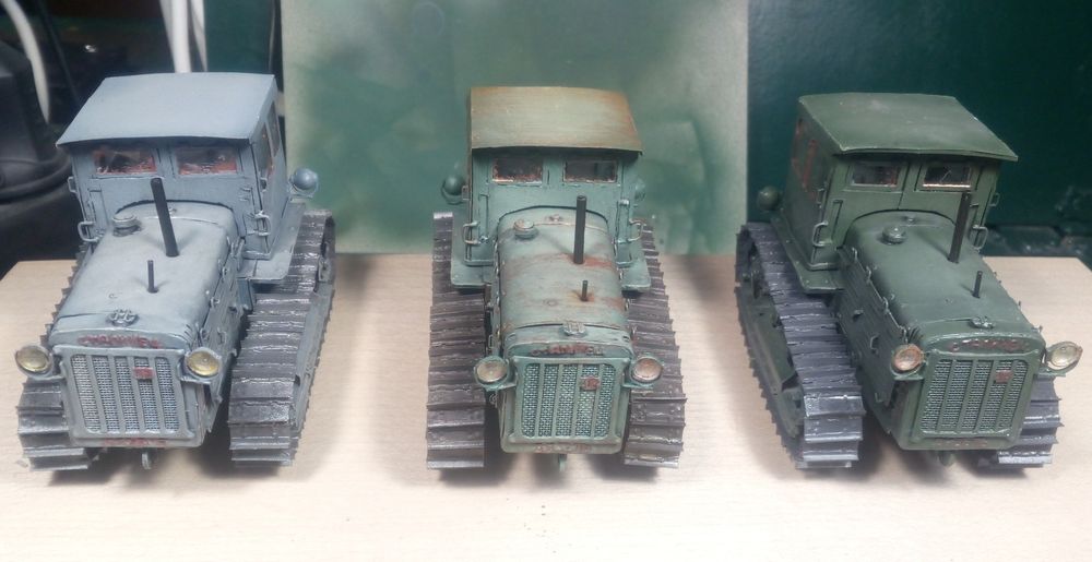 Модель трактора С-65. Масштаб 1:43. Материал металл