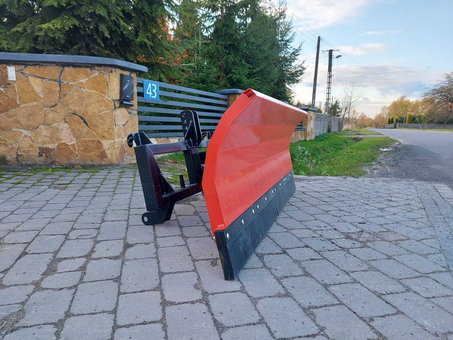 Lemiesz gumowy wzmacniany linkami ze stali Spych śnieżny od 1,5m do 3m