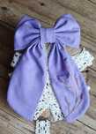 Haftowana biżuteria - kokarda do włosów handmade