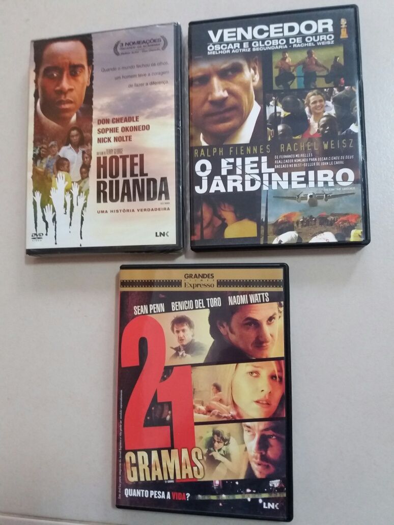 Lote de 9 DVDs originais (Filmes Premiados)