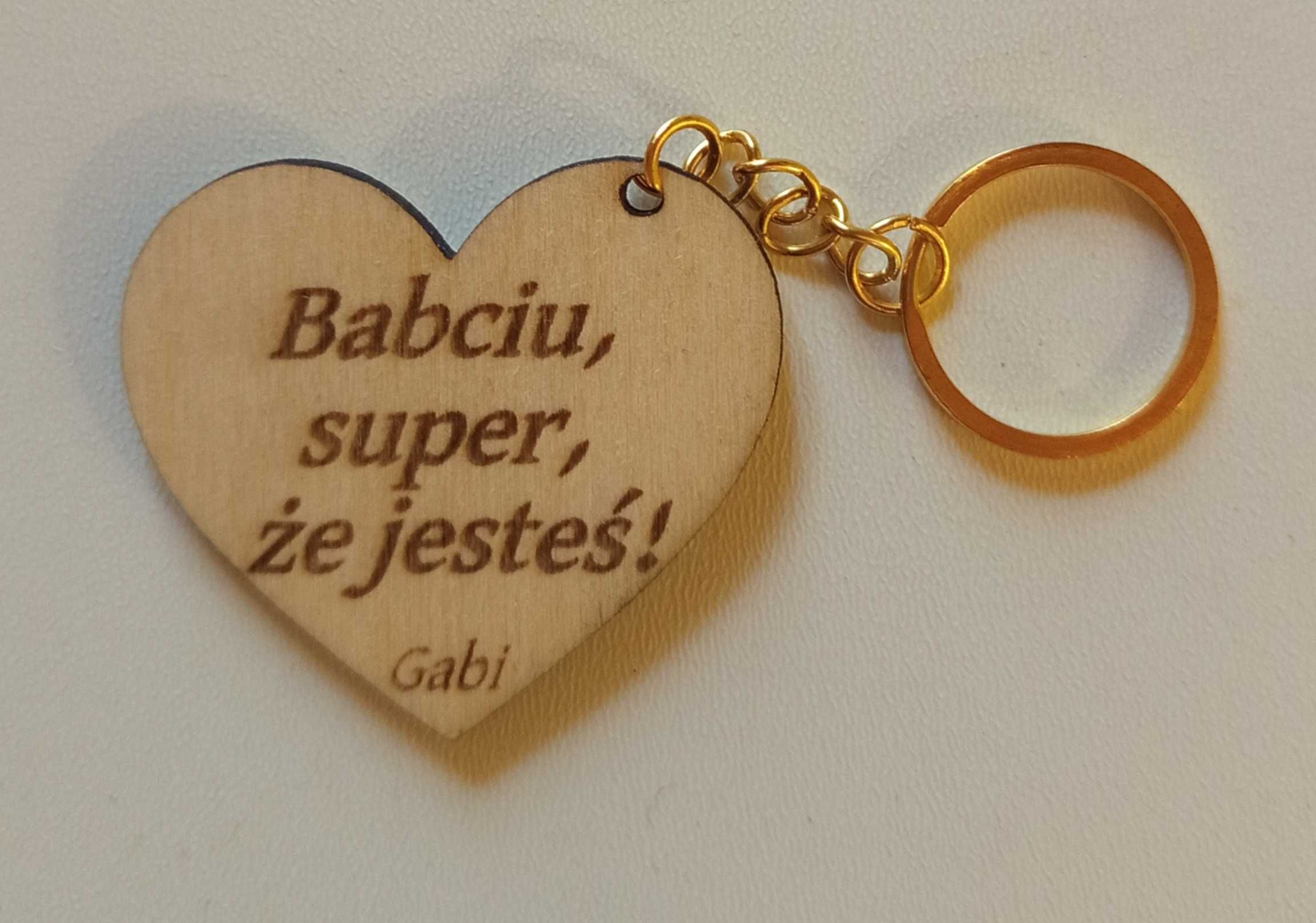 Breloki dla babci dziadka - różne kształty