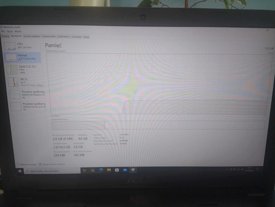 ASUS GL552V 15,6 INTEL CORE I5-6300HQ GTX 960M