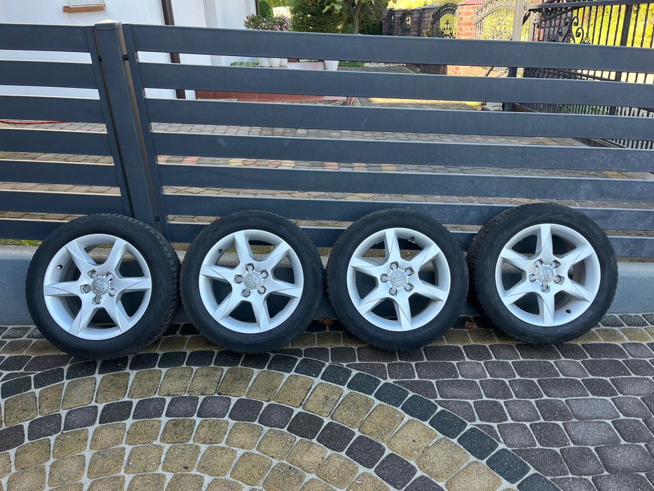 Alufelgi + Opony Koła 205/55 R16 5x112 Zimowe Audi A3,A4,A6