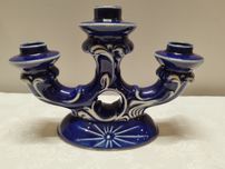 Ceramiczny świecznik trójramienny