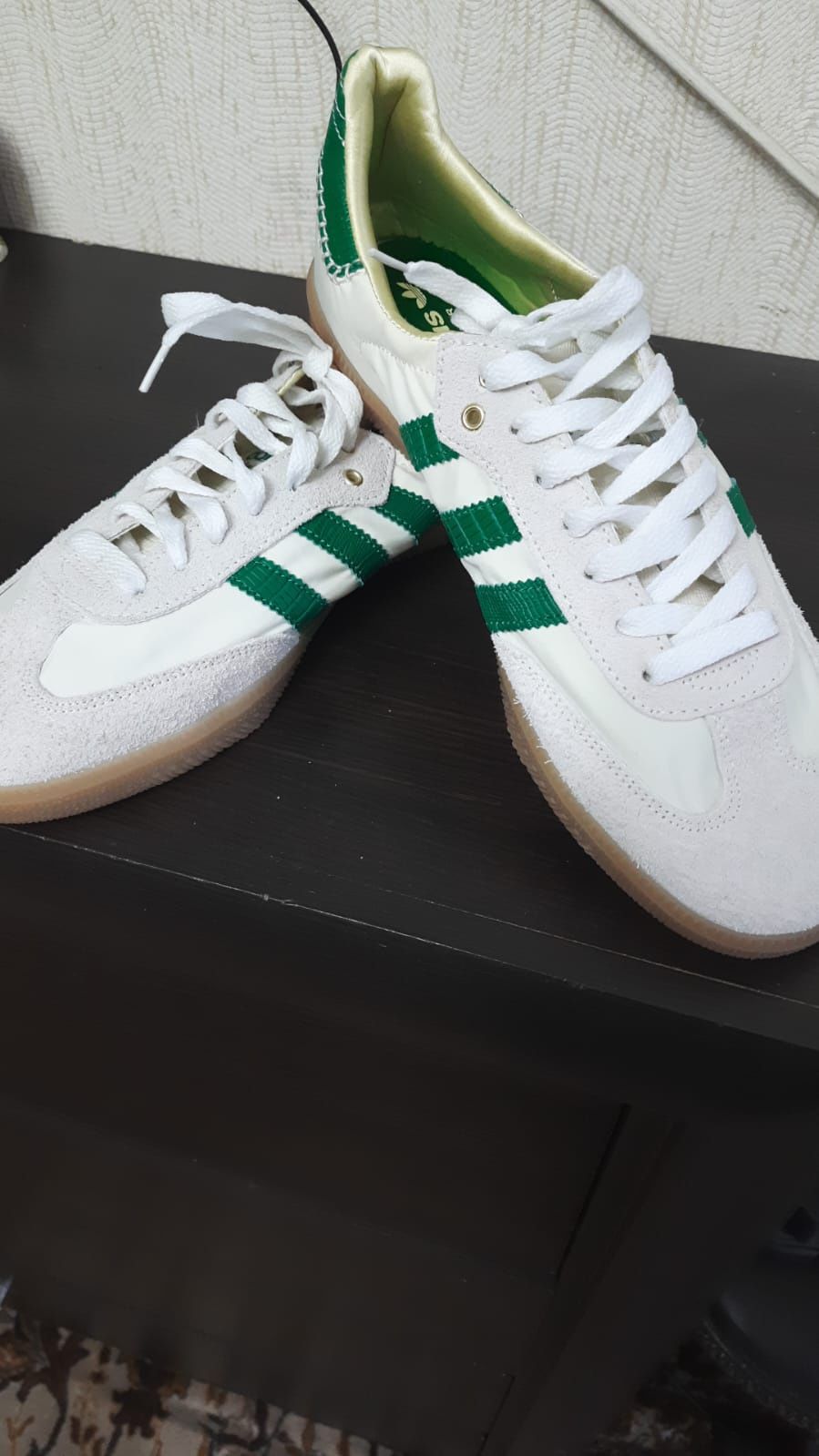 Кросовки Adidas 28.5 см Samba Wales Bonner Cream Green GY4344