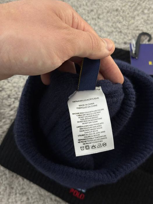 Шапка поло ральф лаурен бір/ шапка ральф лорен з ведмедем чорна/синя