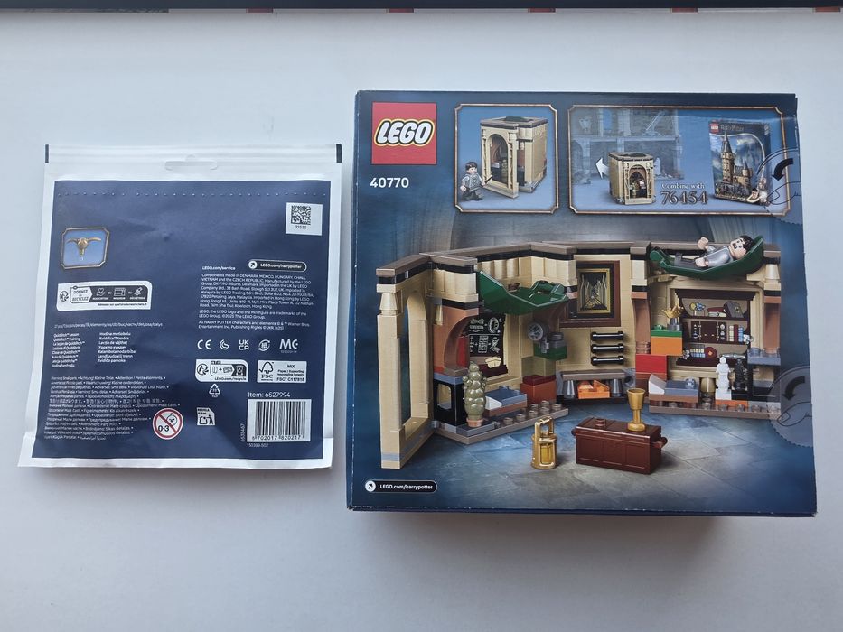 LEGO 40770 Harry Potter - Zamek Hogwart Pokój Życzeń oraz 30706 Lekcja